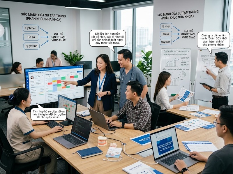 Chiến lược marketing tập trung giúp ưu tiên nguồn lực cho một phân khúc hẹp